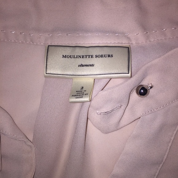 Anthropologie Ballet Slipper Button Blouse - Picture 4 of 6